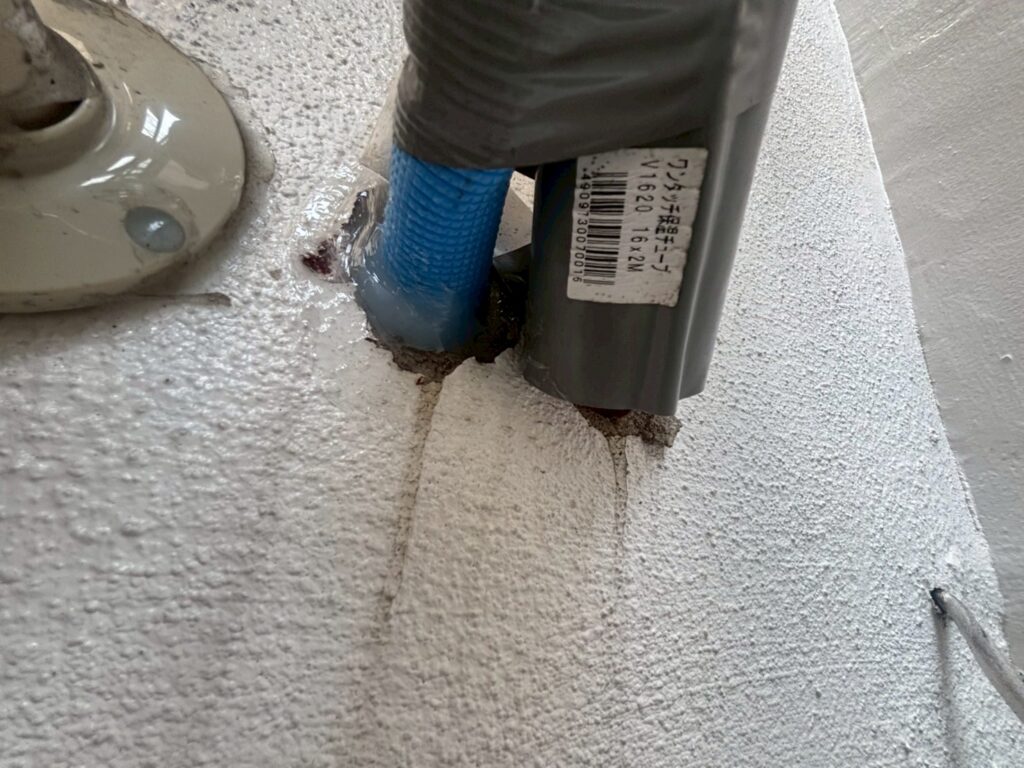 給水穴シール工事 施工後